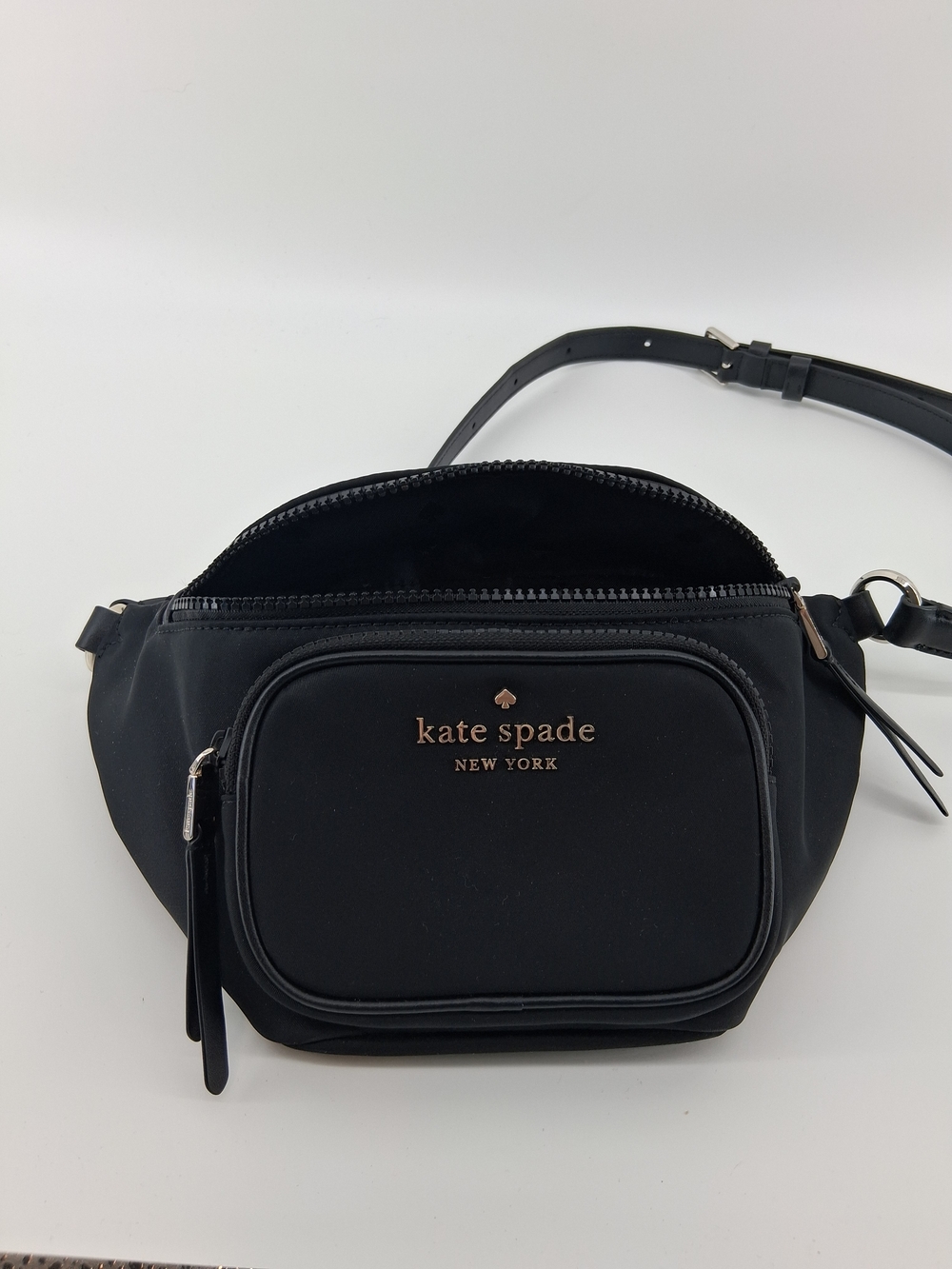 kate spade black mini belt bag with gold logo - Picture 3 of 3